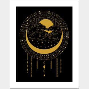 Sun and Moon | Cosmic Wedding Posters and Art